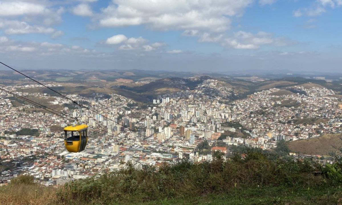 Vista aérea de Poços de Caldas