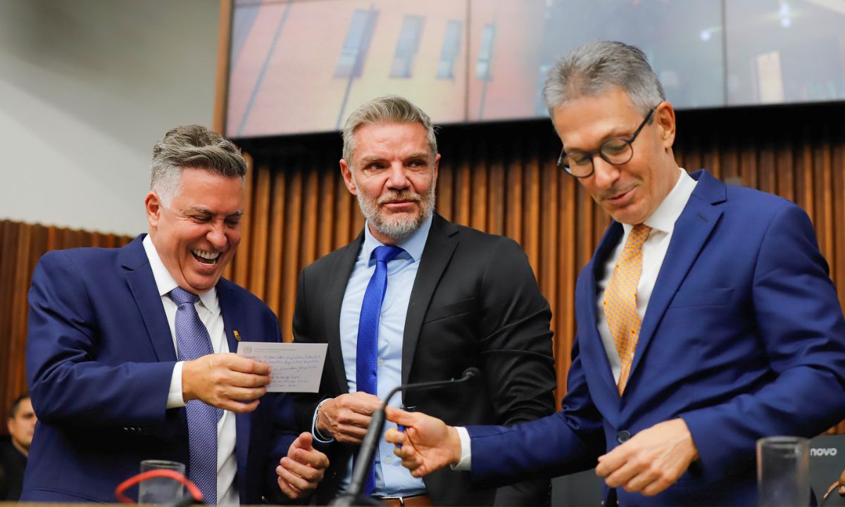 Álvaro Damião, Juliano Lopes e Romeu Zema