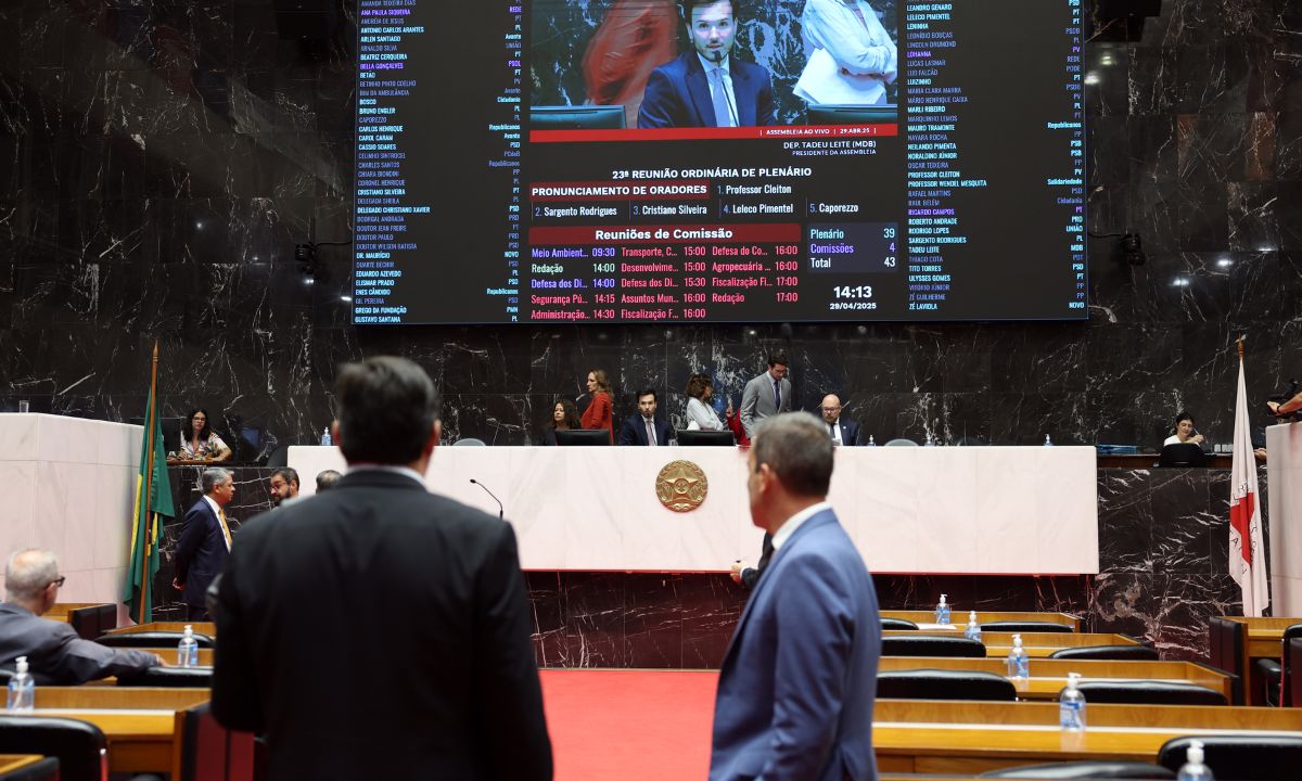 Plenário da Assembleia de Minas