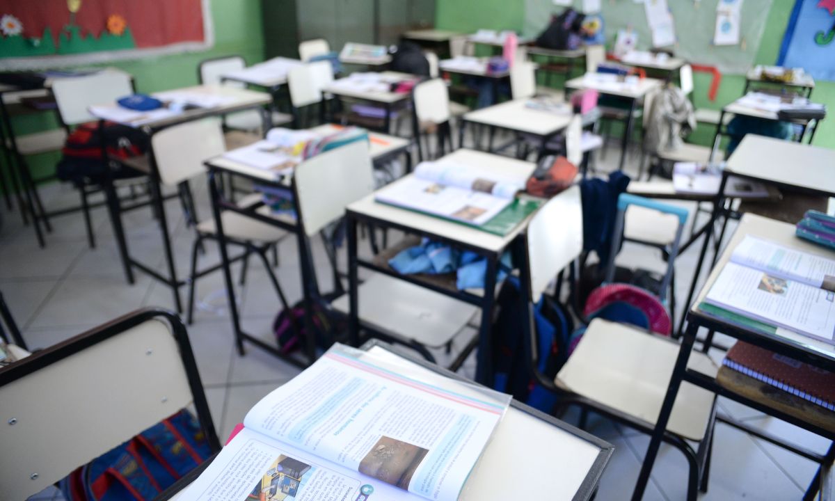 Sala de aula em Minas