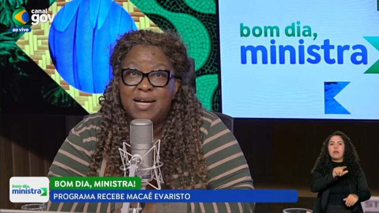 Macaé Evaristo no 'Bom dia, Ministra'