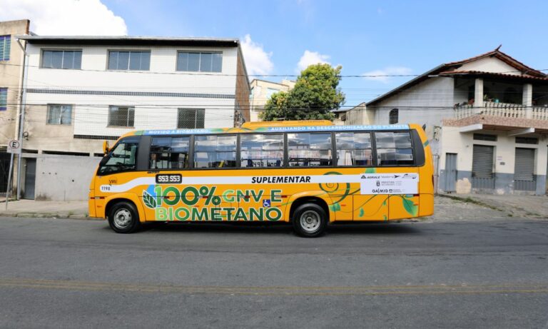 Ônibus suplementar movido a biometano circulou em BH neste ano.
