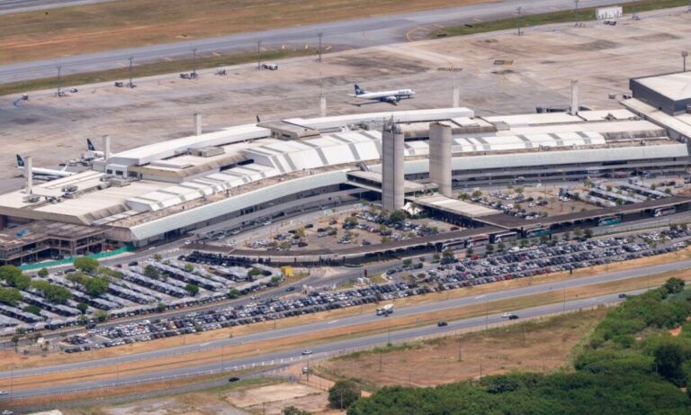 O Aeroporto Internacional de Confins