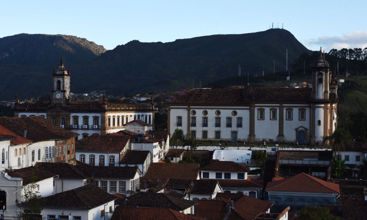 A cidade de Ouro Preto