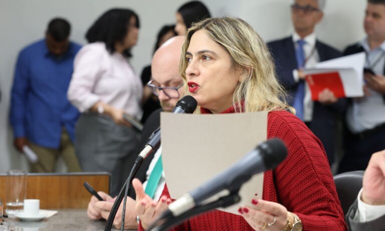 A deputada Beatriz Cerqueira