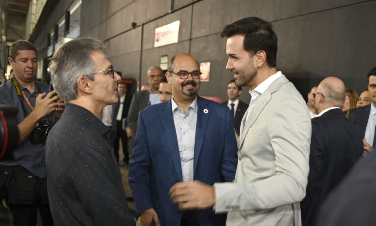 Romeu Zema, Mateus Simões e Tadeu Leite