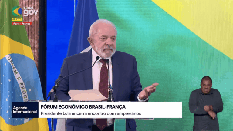 Lula no Fórum Empresarial Brasil-França