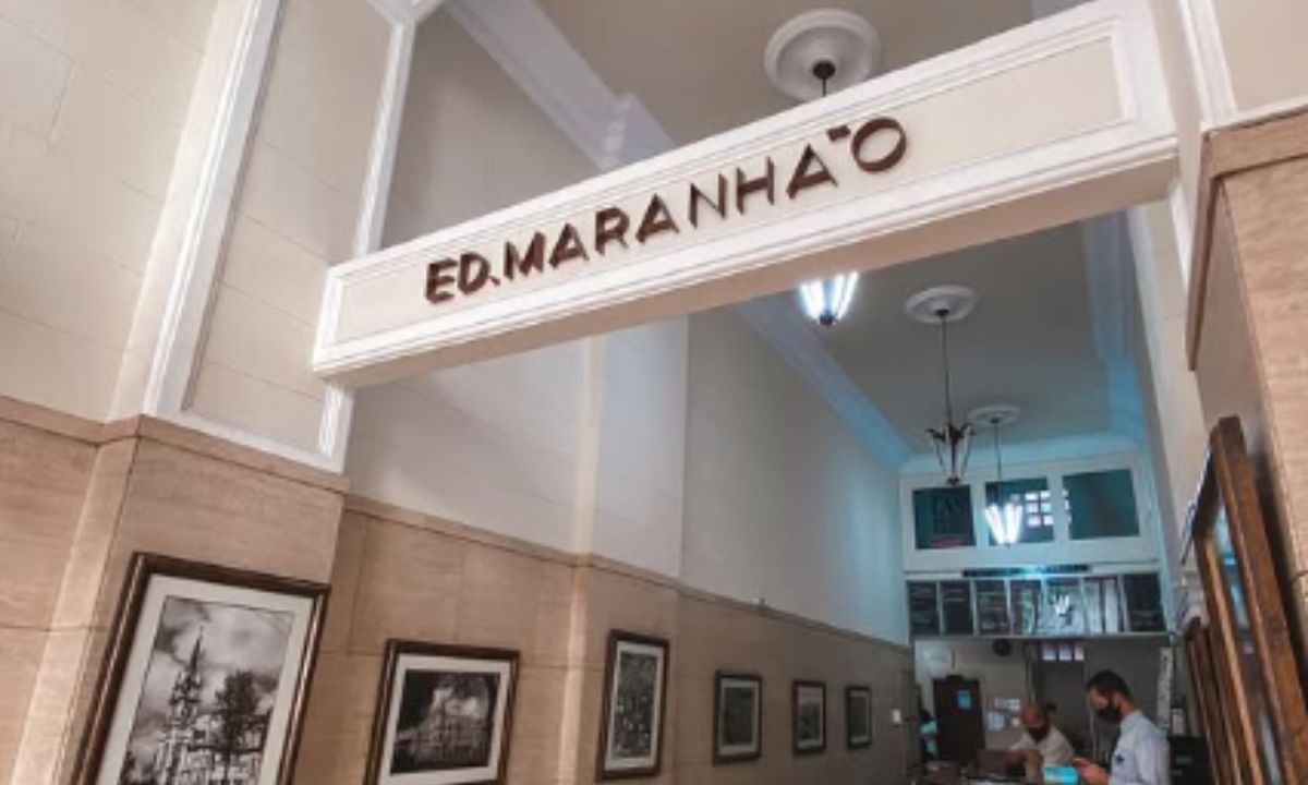 O hall de entrada do Edifício Maranhão