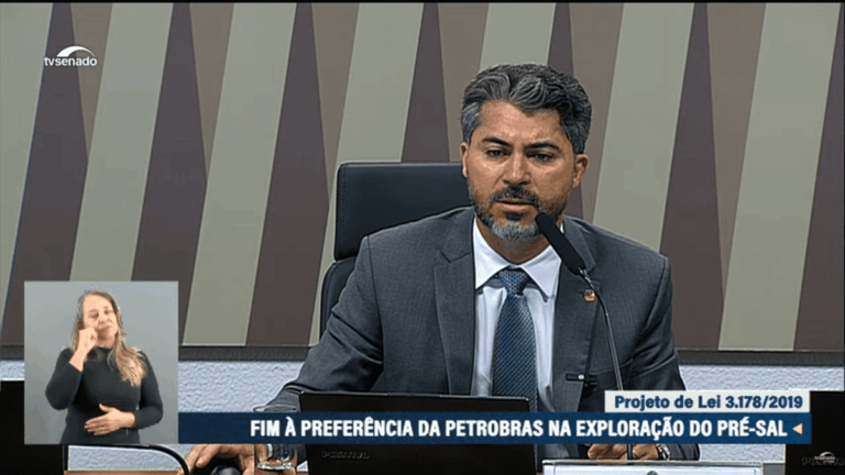 Marcos Rogério na Comissão de Infraestrutura do Senado
