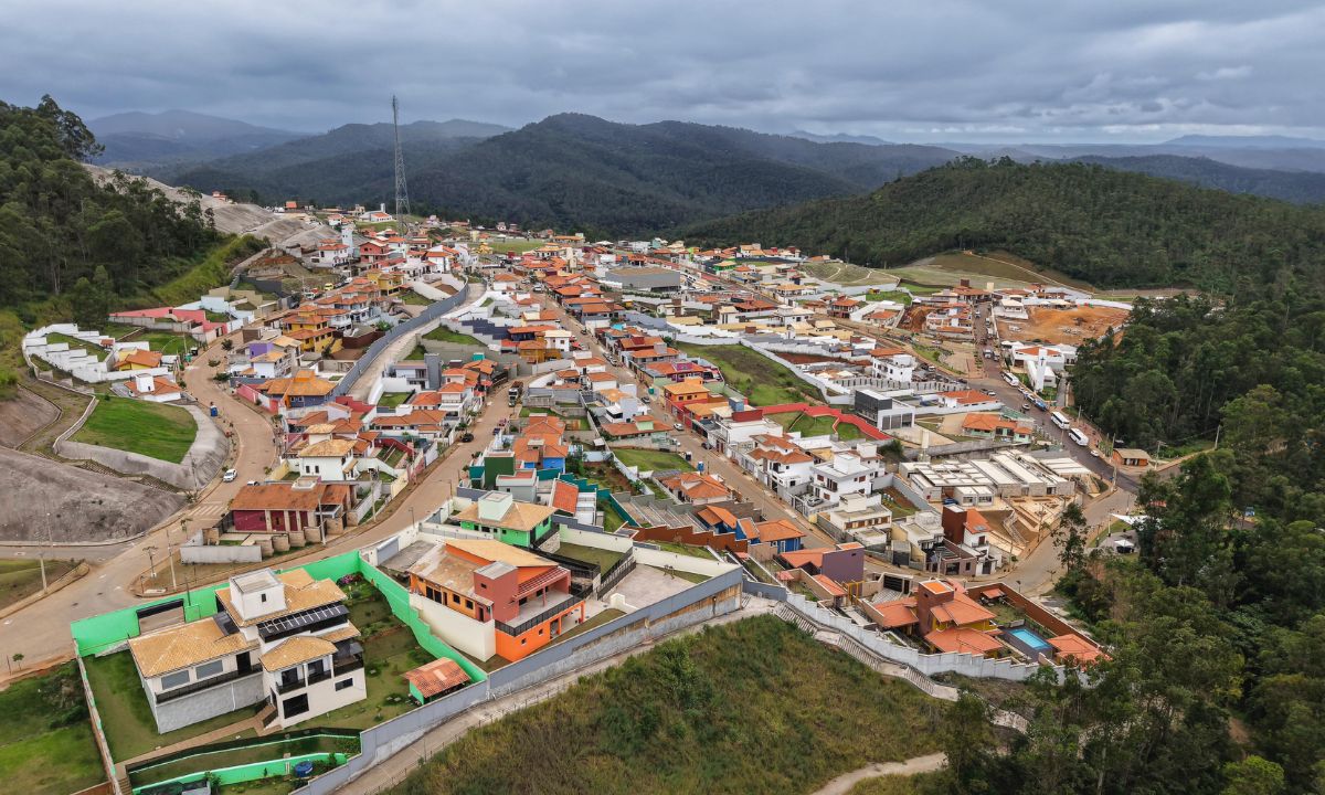 Foto mostra a nova Bento Rodrigues