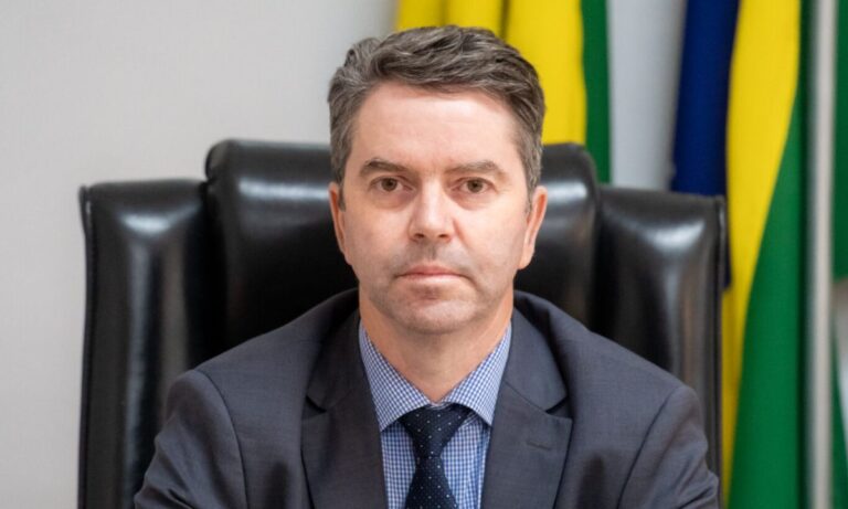 O secretário de Saúde de Goiás, Rasivel dos Reis Santos Júnior