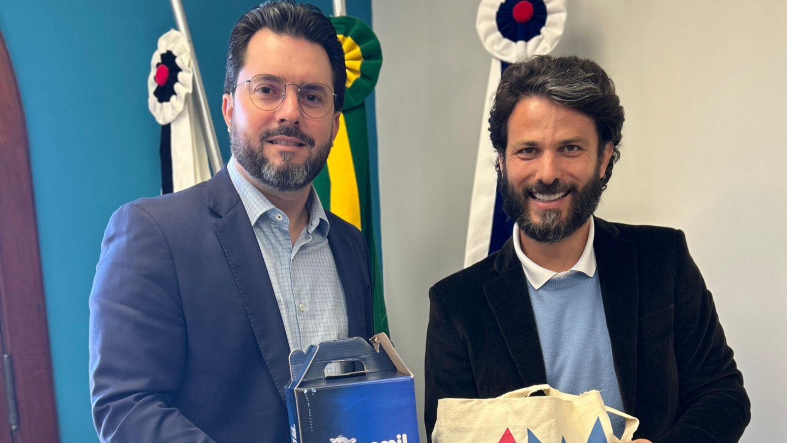 O que Falcão e Aro trataram em reunião na AMM