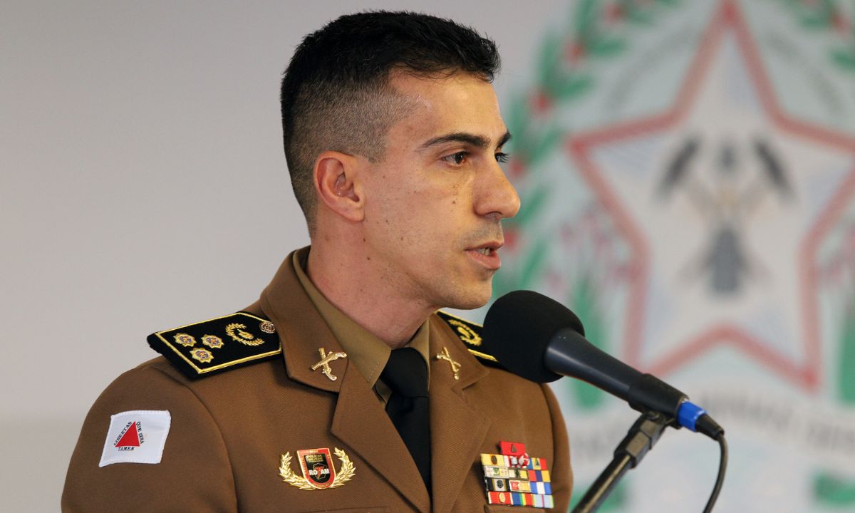 O chefe do gabinete militar de Zema, Coronel Rezende.
