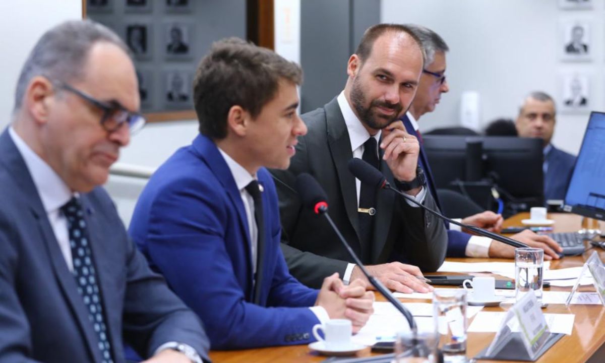 Eduardo Bolsonaro e Nikolas Ferreira