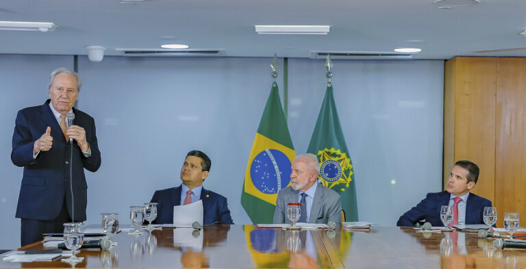 Ricardo Lewandowski na entrega da PEC da Segurança Pública