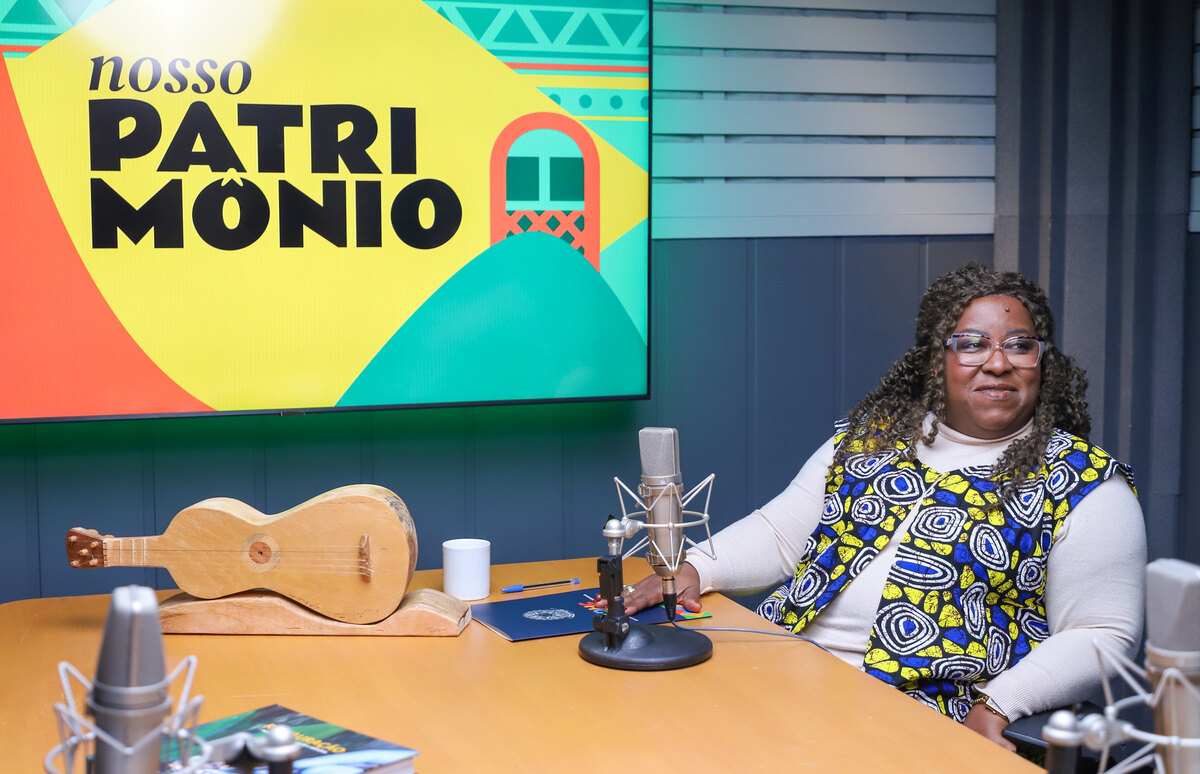 Ministra Macaé Evaristo no podcast 'Nosso Patrimônio'