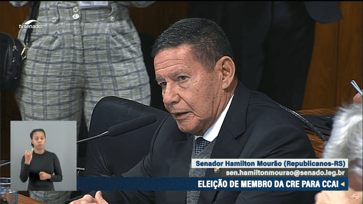 Senador Hamilton Mourão