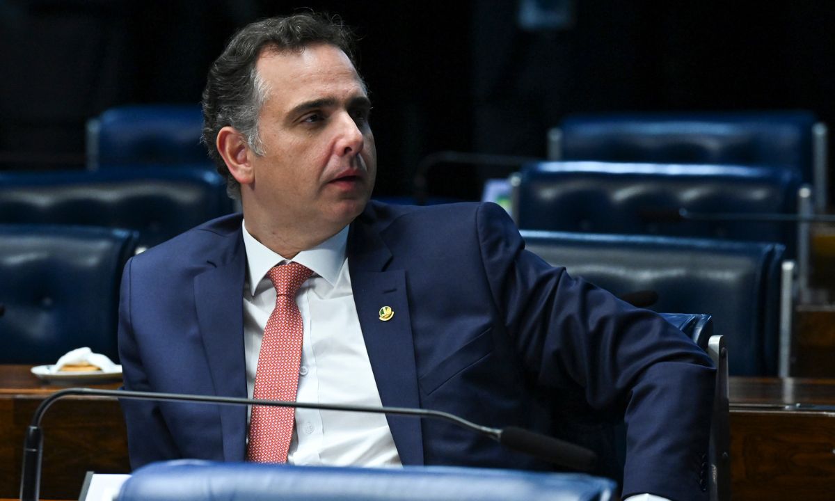 O senador Rodrigo Pacheco