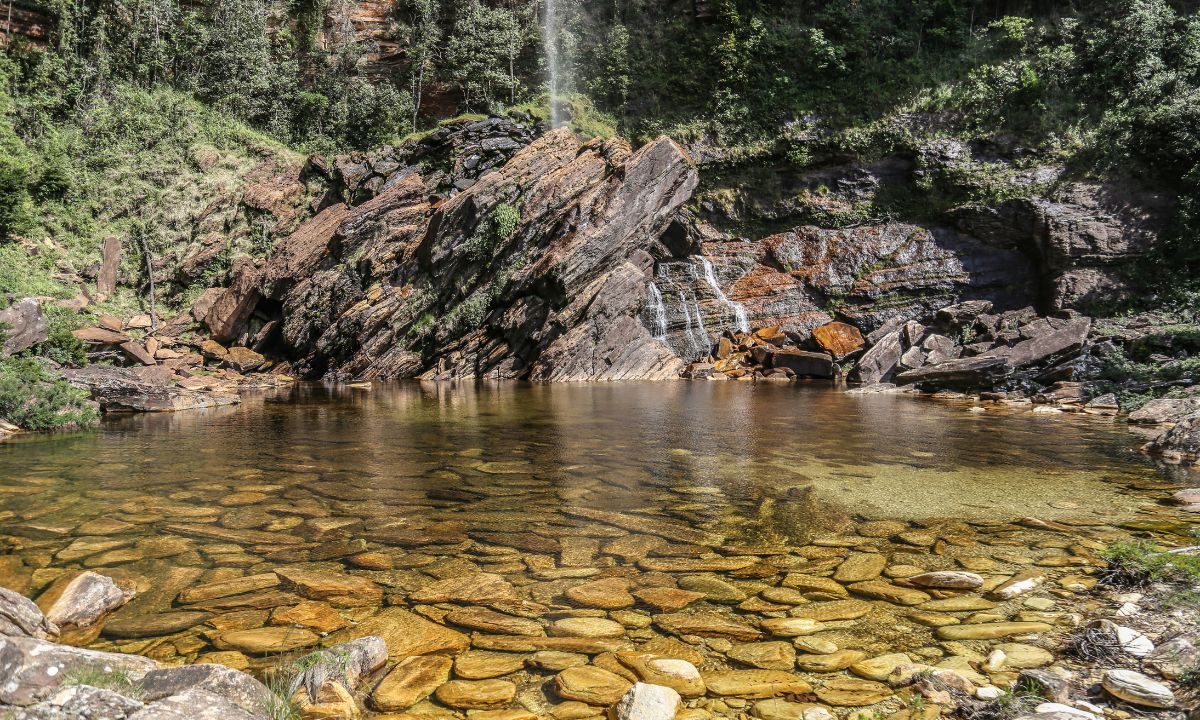 Cachoeira no corredor Minas-Rio