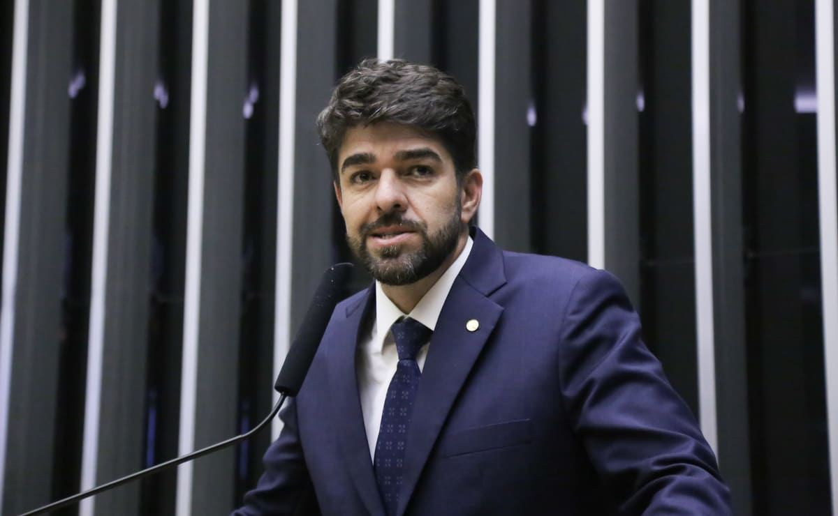 Zé Vitor no plenário da Câmara