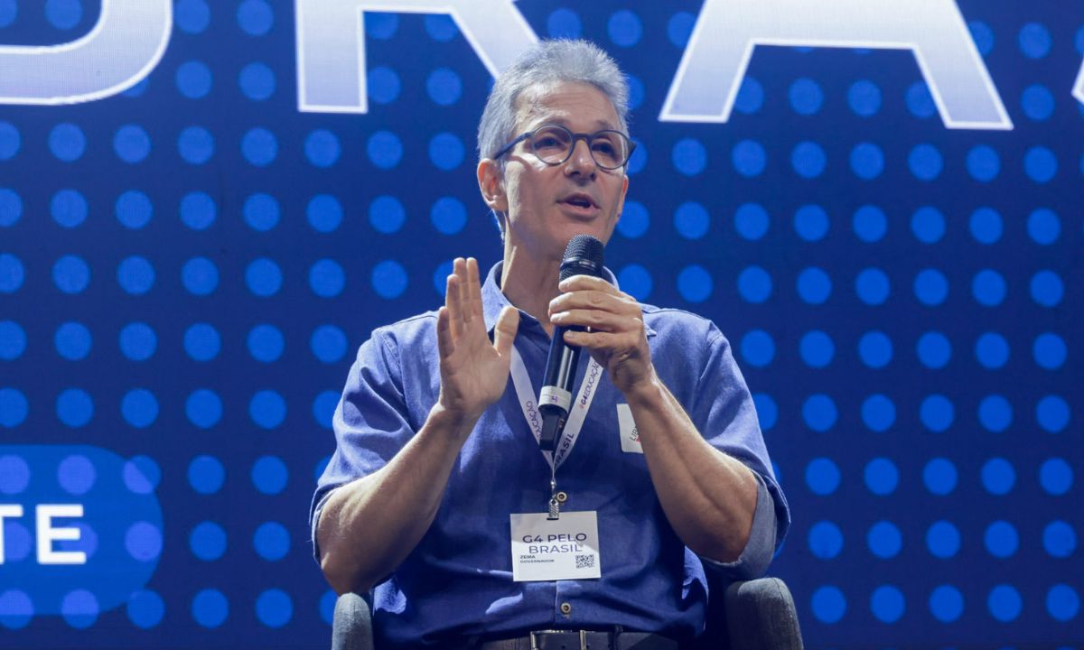 O governador de Minas Gerais, Romeu Zema