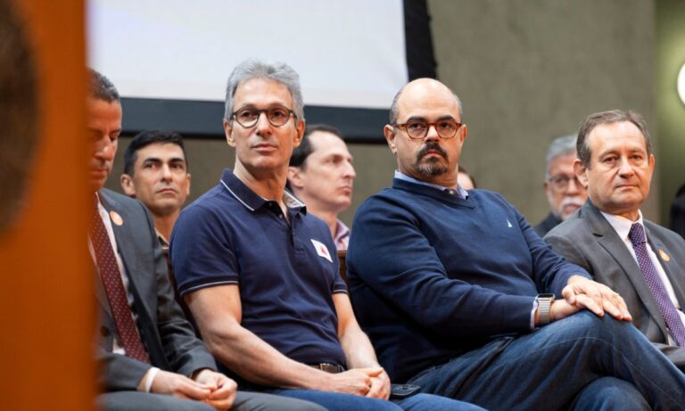 Romeu Zema e Mateus Simões