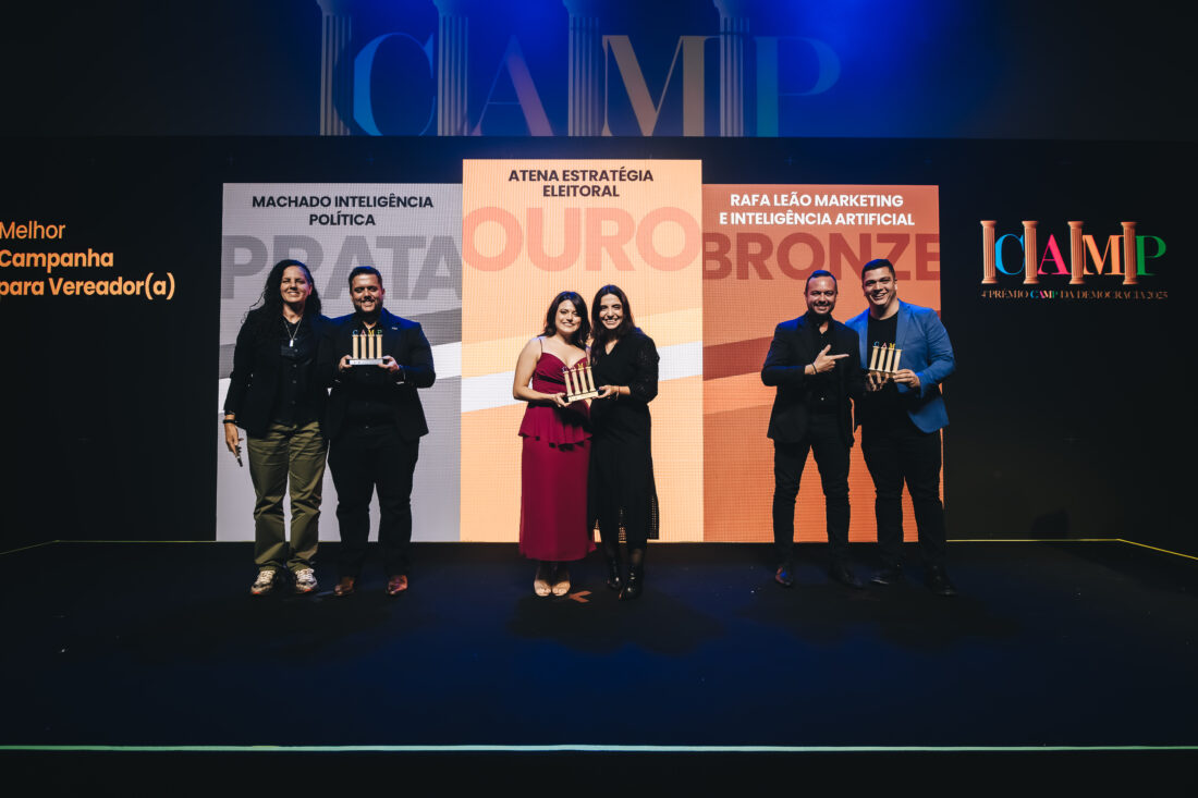 Campanha de vereadora de BH recebe três prêmios na principal premiação do marketing político do Brasil