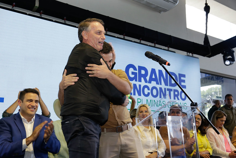 Jair Bolsonaro e Junio Amaral