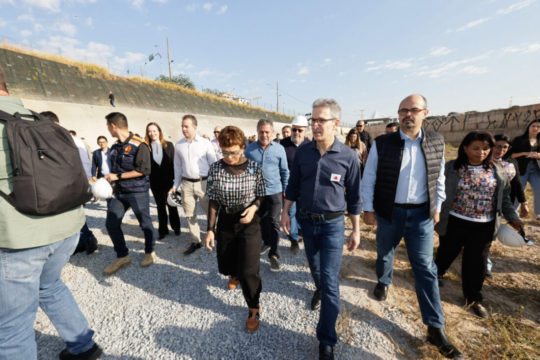 O clima tenso entre Zema e Marília na entrega de uma obra em Contagem