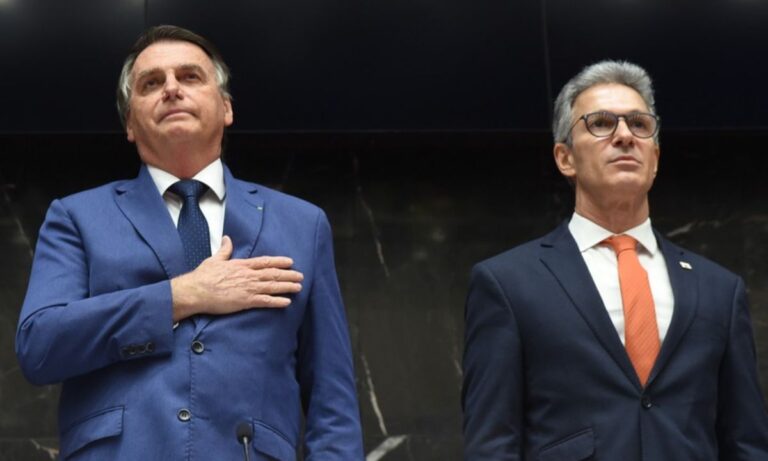 Jair Bolsonaro e Romeu Zema