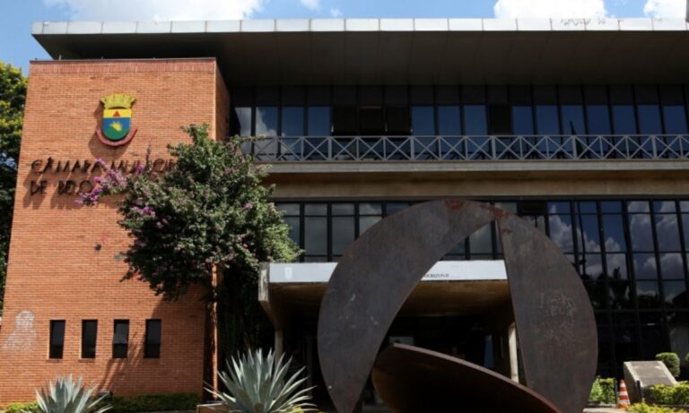 A sede da Câmara Municipal de BH