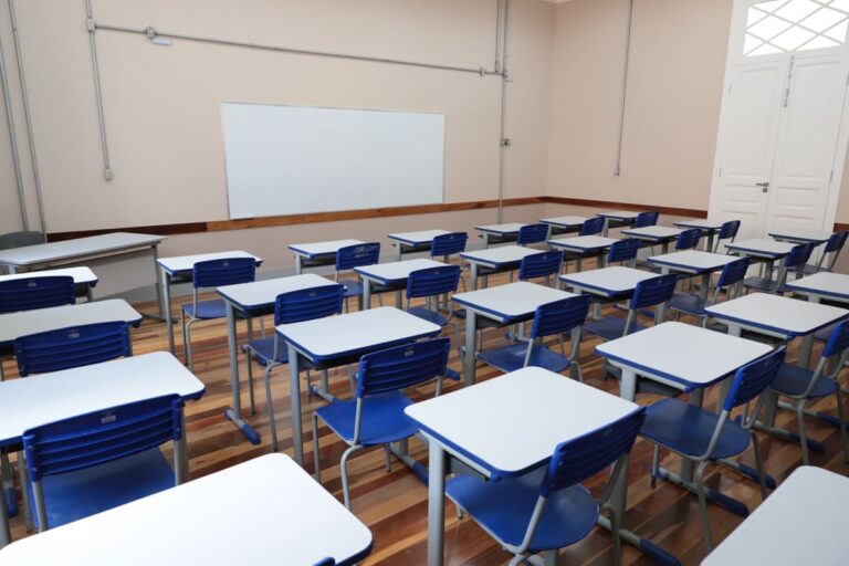 Sala da Escola Estadual Delfim Moreira em Juiz de Fora