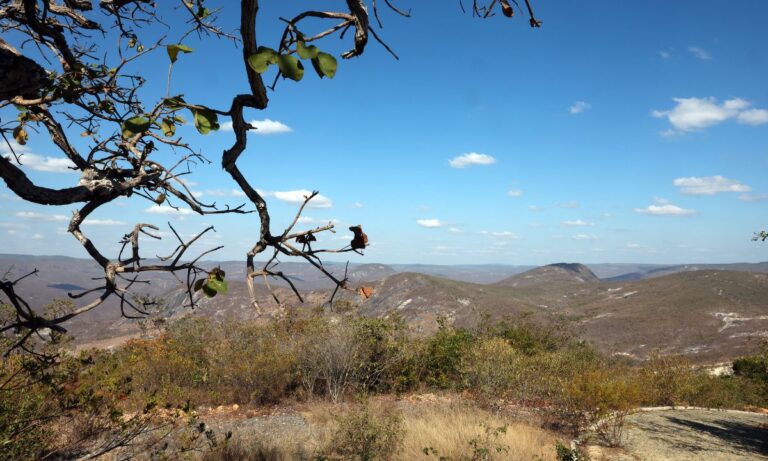 Vista da Chapada do Lapão, em Araçuaí.