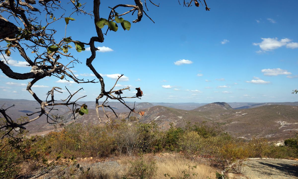 Vista da Chapada do Lapão, em Araçuaí.