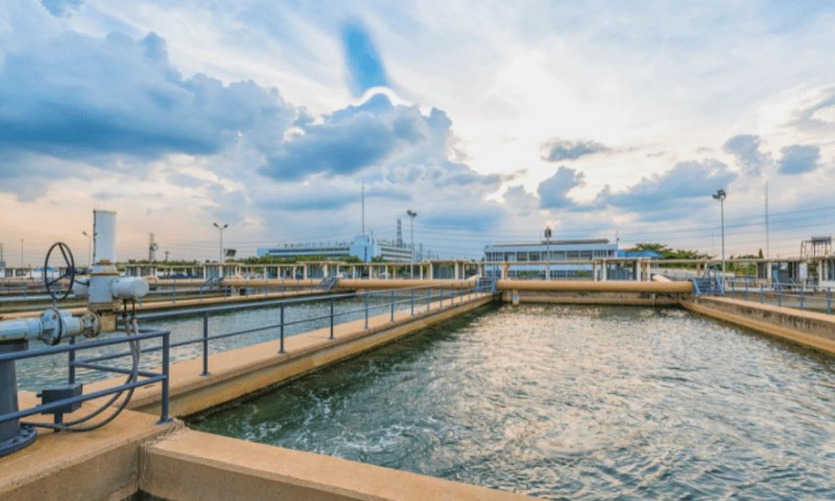 Foto mostra estação de tratamento de água da Copasa