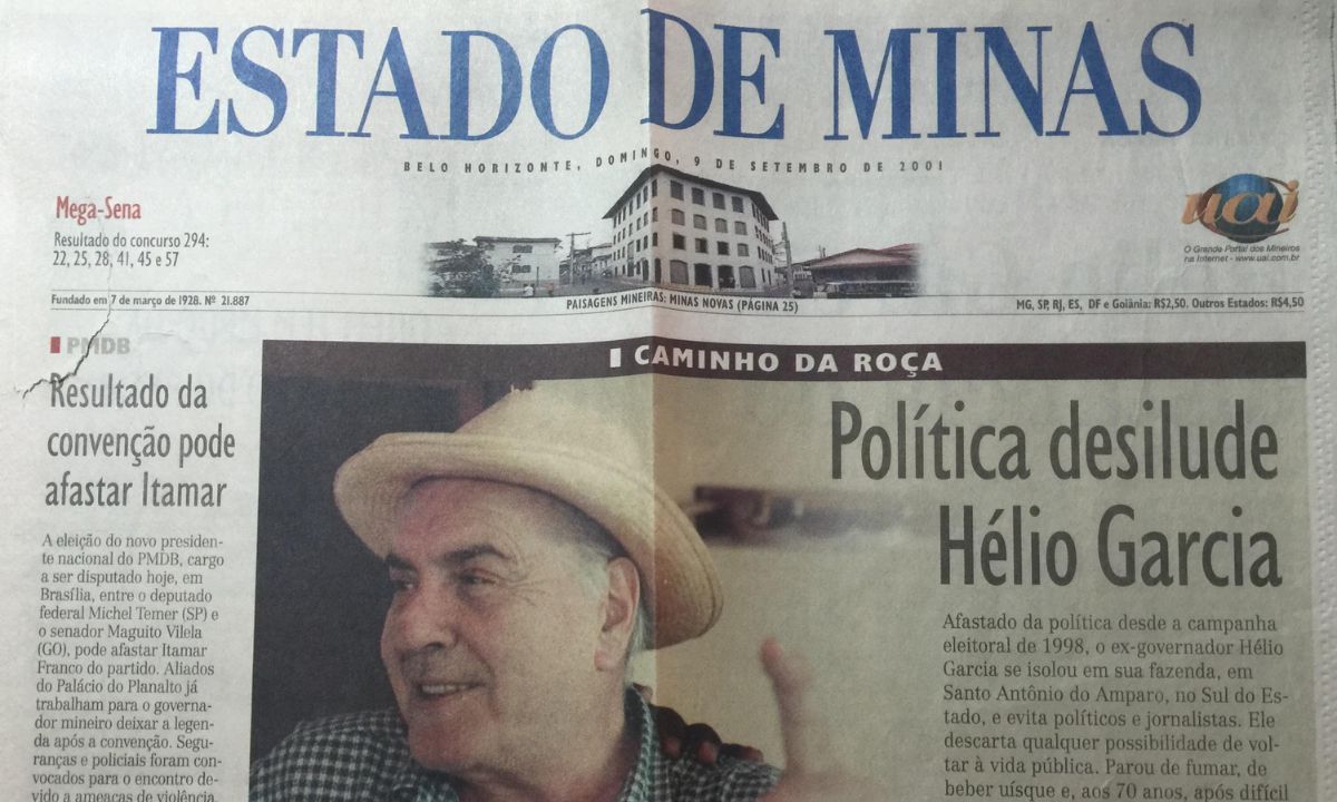 Capa do Estado de Minas