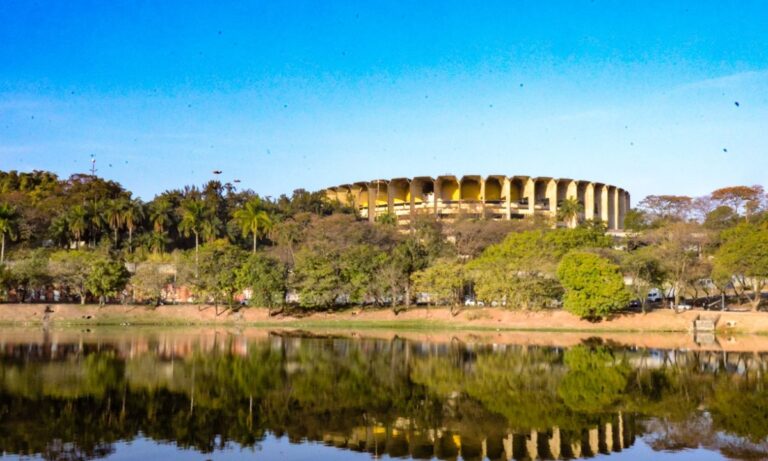Foto mostra a Lagoa da Pampulha