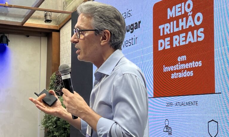 O governador Romeu Zema