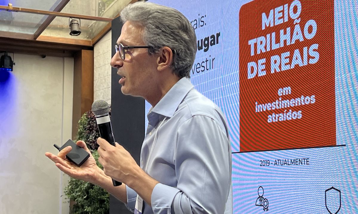 O governador Romeu Zema