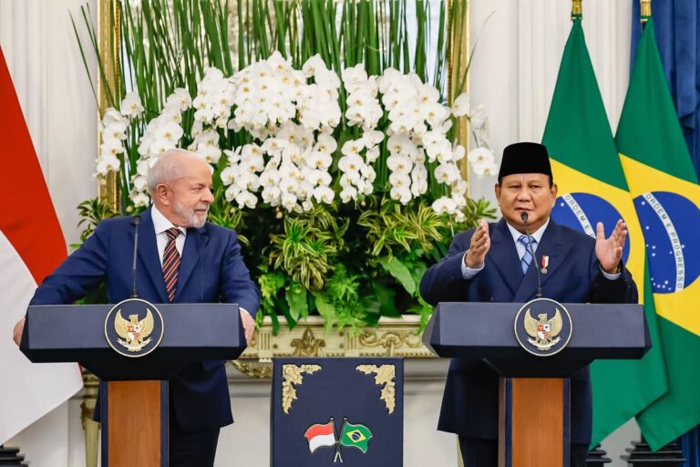 Lula e Prabowo Subianto