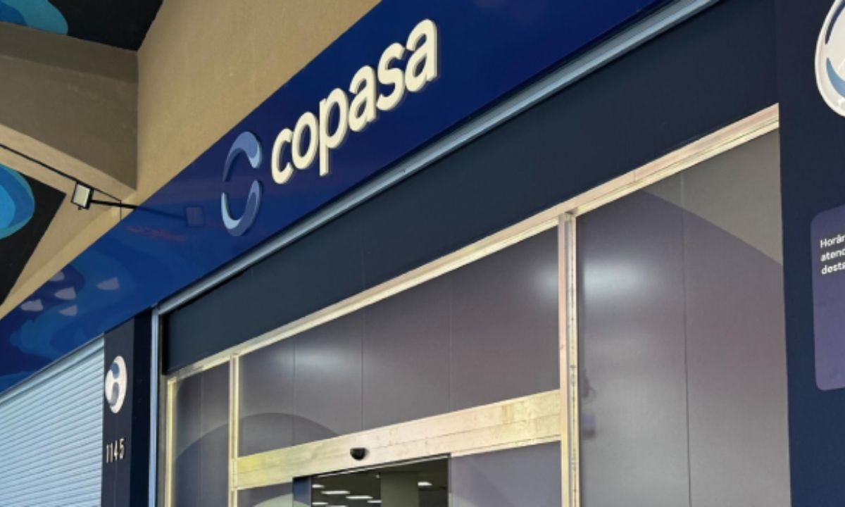 Foto mostra agência da Copasa