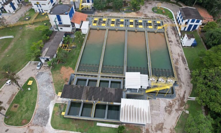 Estação de tratamento da Copasa em Divinópolis