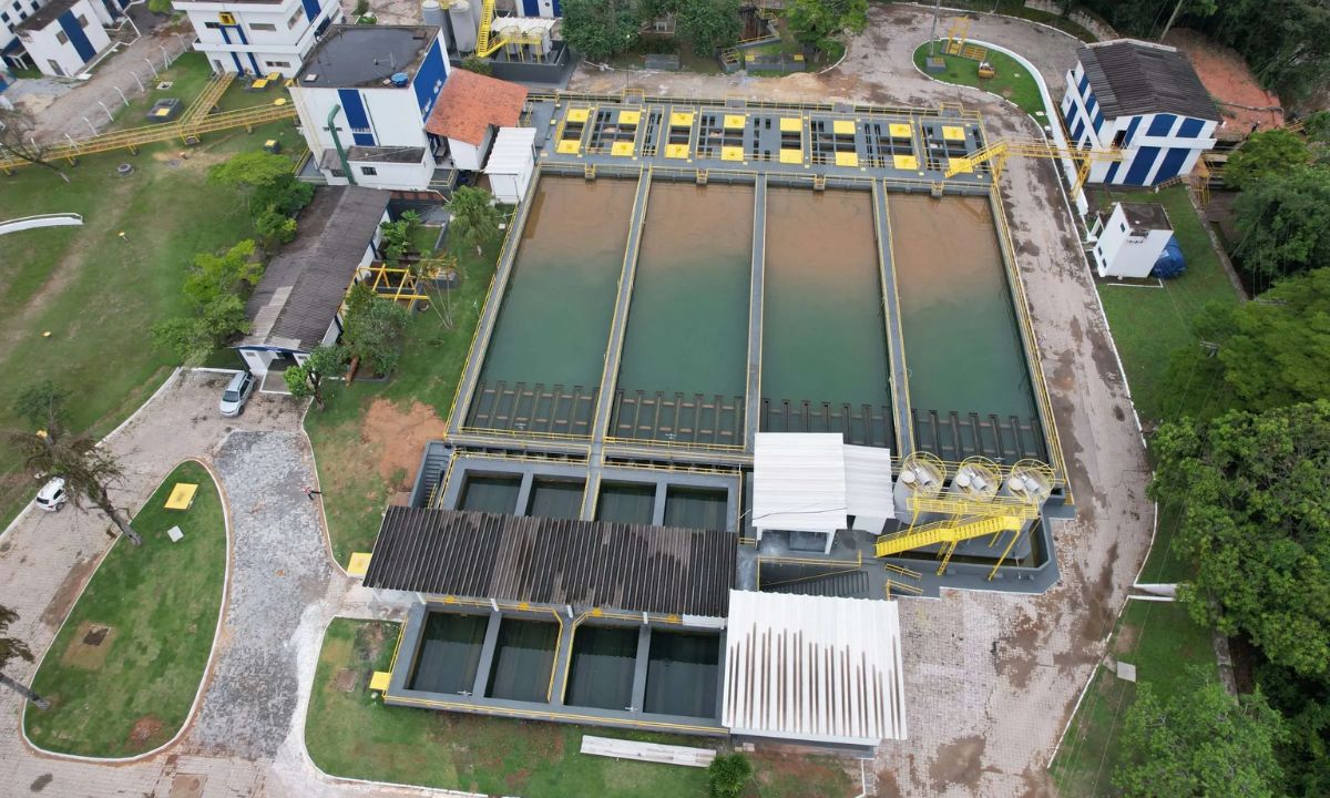 Estação de tratamento da Copasa em Divinópolis