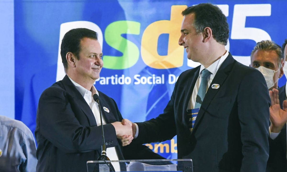 Rodrigo Pacheco e Gilberto Kassab