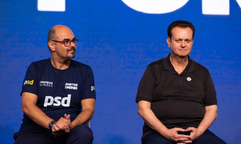 Mateus Simões e Gilberto Kassab