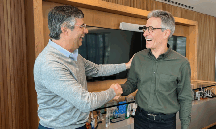 André Esteves e Romeu Zema