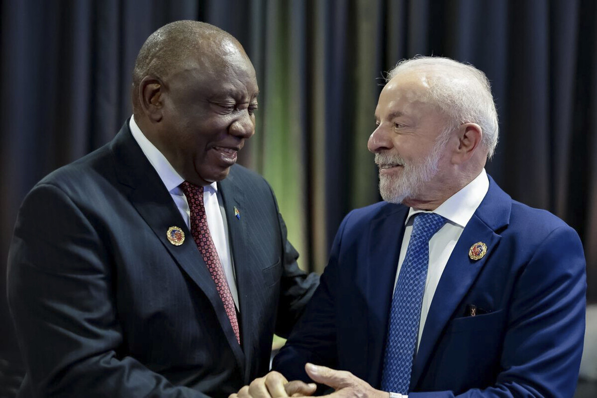 Cyril Ramaphosa e Lula