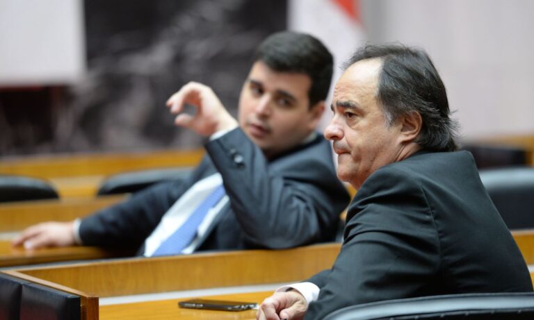Os deputados Bruno Engler e Mauro Tramonte