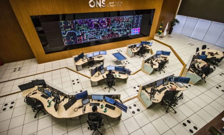 Sala de controle do Operador Nacional do Sistema