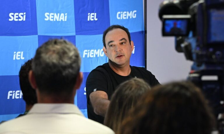 O presidente da Fiemg, Flávio Roscoe